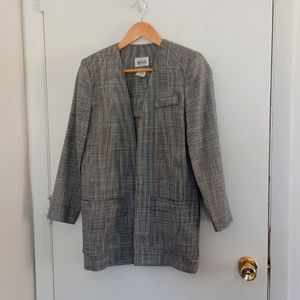 Checked Blazer